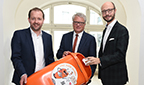 Bürgermeister Klaus Luger, Vizebürgermeister Detlef Wimmer und Vizebürgermeister Mag. Bernhard Baier