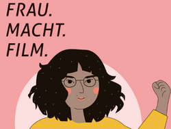 Sujet Frau.Macht.Film: Illustration einer rothaarigen Frau