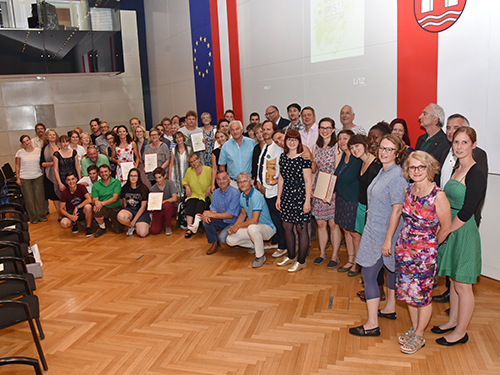 Gruppenbild der Preist&auml;gerInnen