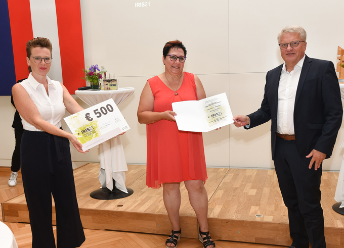 Preistr&auml;gerin des Vereins Begegnung Arcobaleno