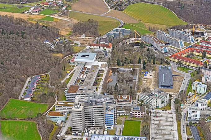 Luftbild Universit&auml;tsgel&auml;nde (Foto: PTU / P.H.)