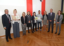 Neue Mittelschule Ebelsberg Preistr&auml;ger IRIS 2015, Umweltschutzpreis der Stadt Linz