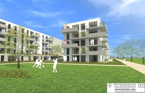 Blick aus Südosten - Rendering: Team M Architekten ZT GmbH. des Architekten Prof. Steinlechner Blick aus Südosten - Rendering: Team M Architekten ZT GmbH. des Architekten Prof. Steinlechner