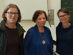 Andrea Ecker, Getraut Fletzberger, Melanie Zach beim Workshop 