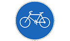 Verkehrszeichen Fahrradweg