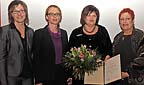 Frauenbeauftragte Mag.a Jutta Reisinger, Frauenstadtr&auml;tin Mag.a Eva Schobesberger, Preistr&auml;gerin Elfriede Kiesewetter und GRin Erika Rockenschaub