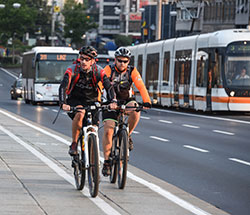 Radfahrerin