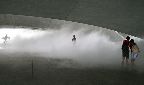 Bild mit Wassernebel