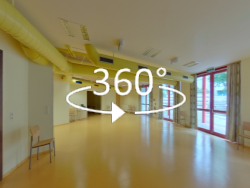 360&deg;-Ansicht: Gymnastiksaal