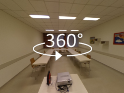 360&deg;-Ansicht: Schulungsraum