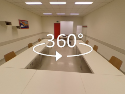 360&deg;-Ansicht: Schulungsraum